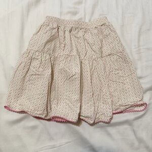 Kate&Libby Floral Patterned Skirt with Pink Accents